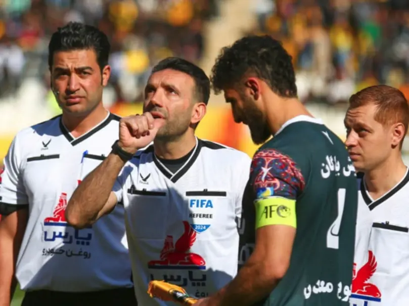 قضاوت داور بین‌المللی در فینال زودرس لیگ یک!