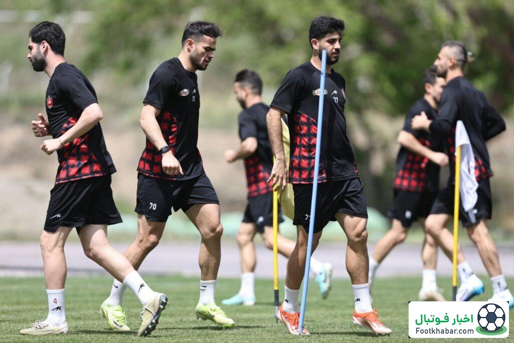 گزارش تمرین و ریکاوری پرسپولیس بعد از برد شیرین