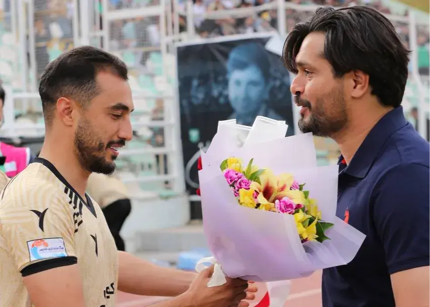 گلباران سعید دقیقی در بازی بدون گل