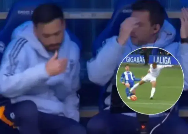 آنچلوتیِ پسر قبل از داور متوجه اخراج امباپه شد (عکس)