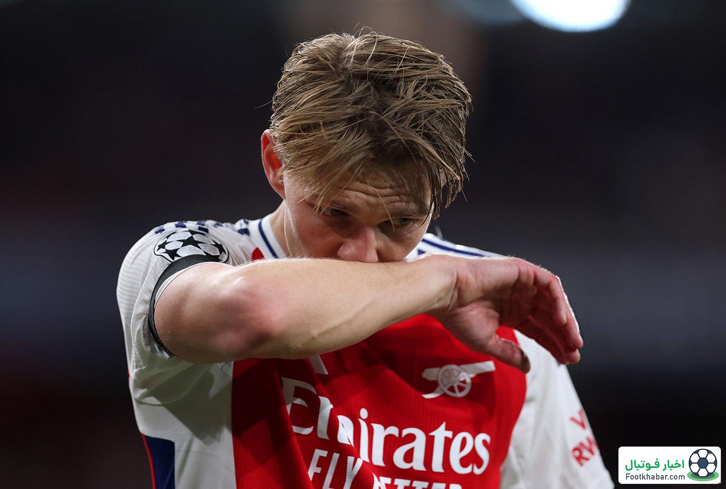 انتقاد هواداران آرسنال از اودگارد: فقط تماشا می‌کرد!