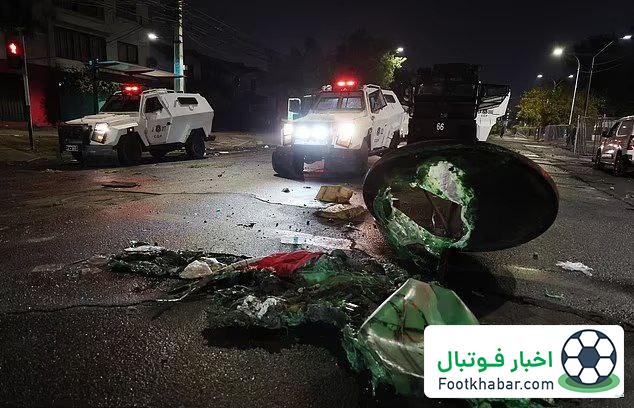 تراژدی در شیلی: مرگ دو طرفدار در درگیری با پلیس!