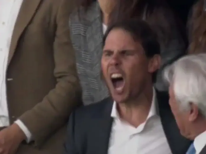 خوشحالی دیوانه‌وار نادال از صعود رئال! (عکس)