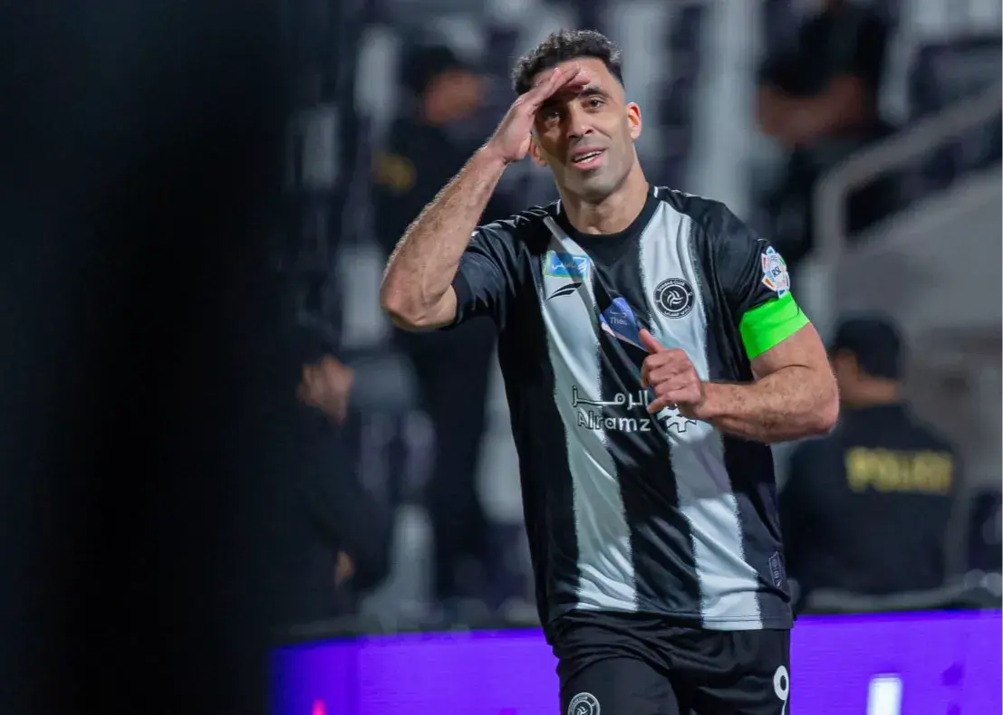 خوشحالی نکردن حمدالله در عربستان جنجالی شد