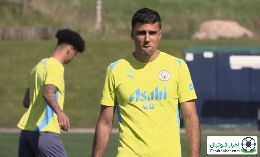 رودری، سورپرایز پپ برای فینال جام حذفی (عکس)