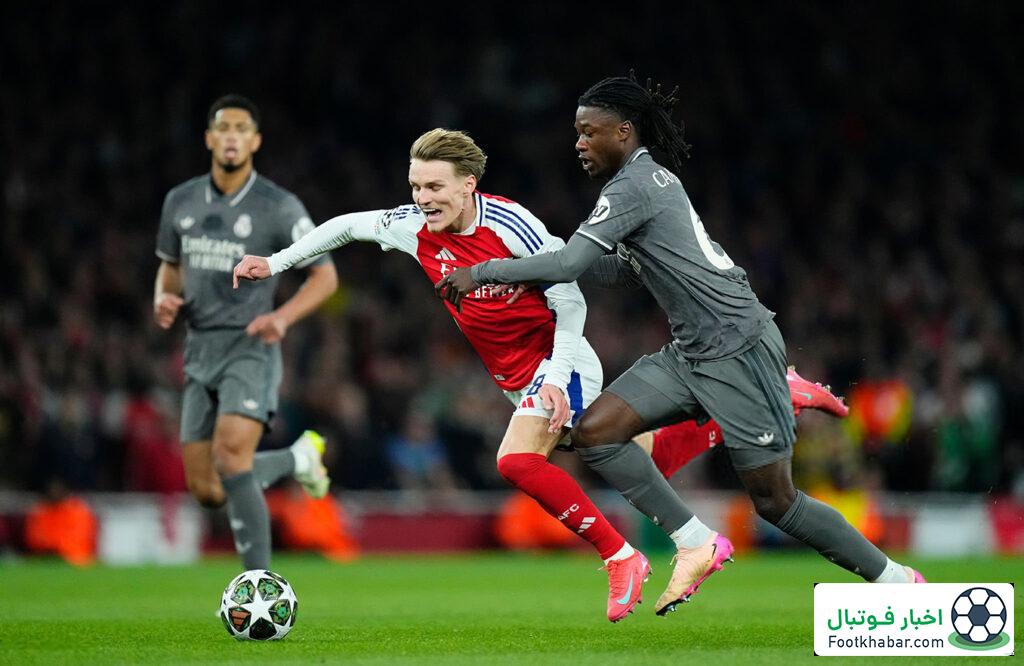 ریمونتادا: بنر ویژه رئالی‌ها برای انتقام از آرسنال (عکس)