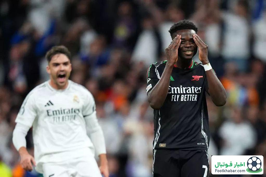 ساکا روی اعصاب هواداران آرسنال رفت!