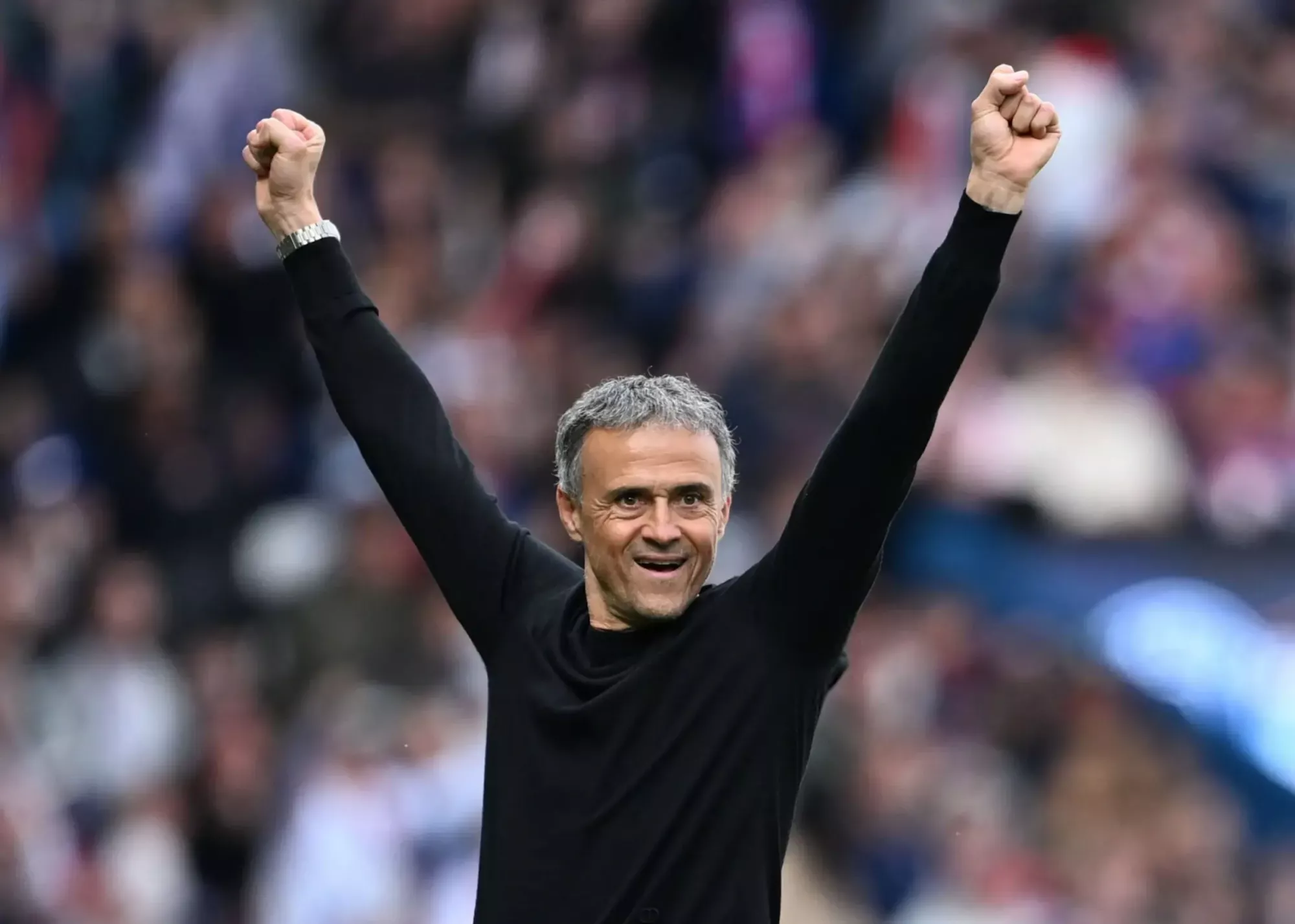 شوخی جالب انریکه با خبرنگار جوان: از بقیه بهتر بودی!