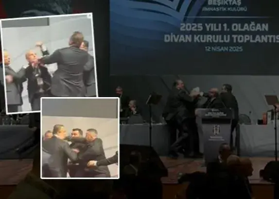 عجایب فوتبال ترکیه: رئیس بشیکتاش مشت خورد!