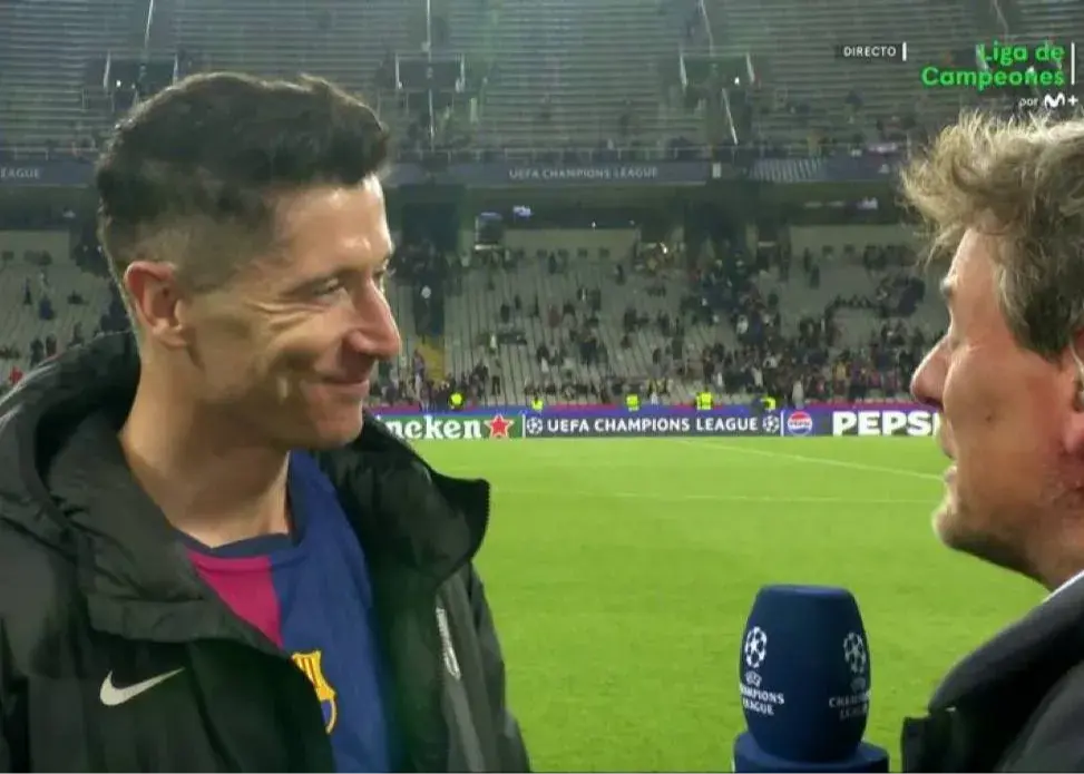 لواندوفسکی: بردیم اما به نیمه نهایی فکر نمی‌کنیم!