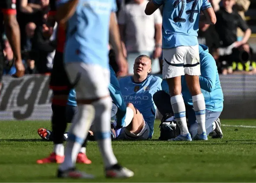 مصدومیت هالند: سیتی لنگ می‌زند!