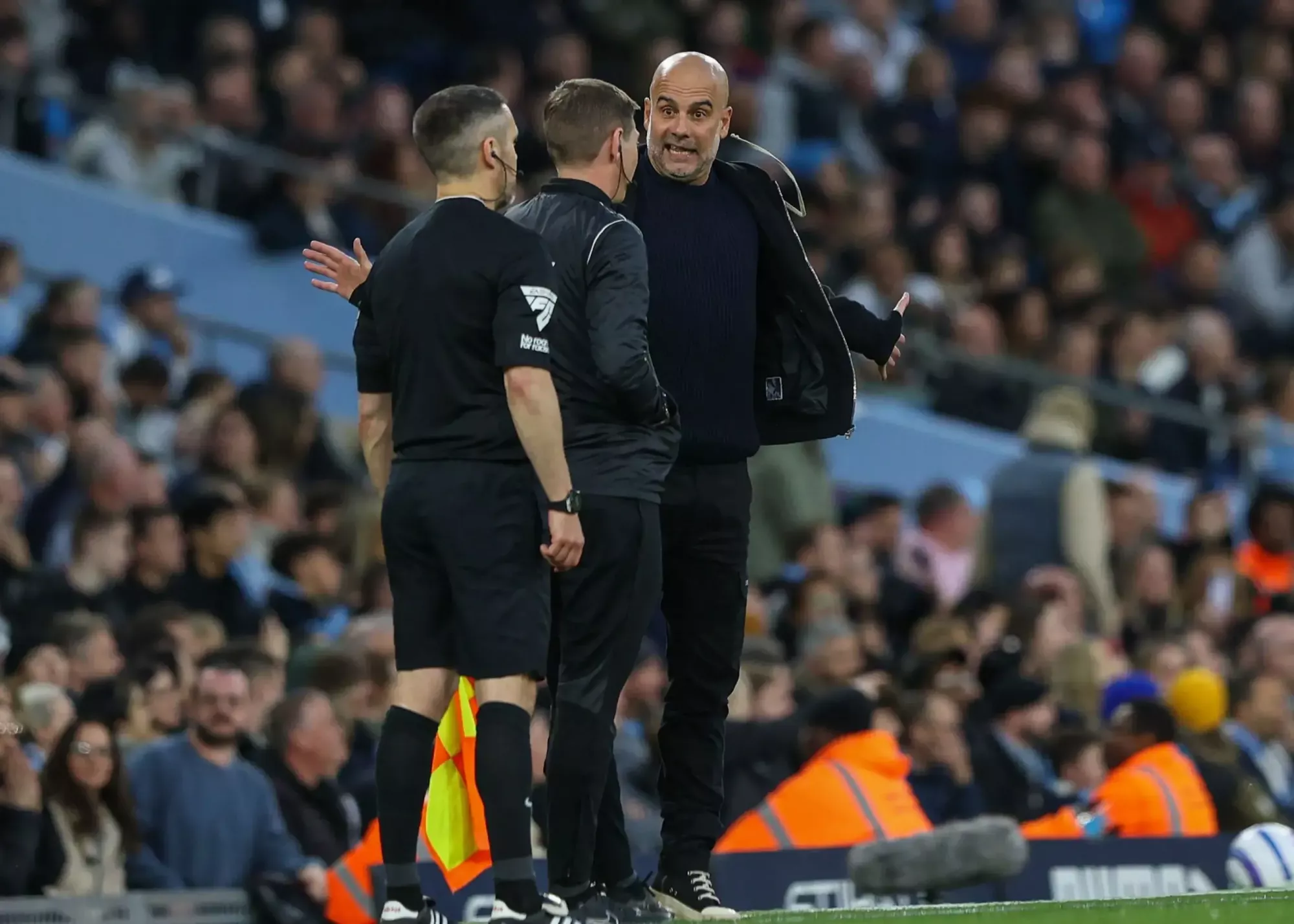 پنالتی جنجالی گواردیولا را دیوانه کرد! (عکس)