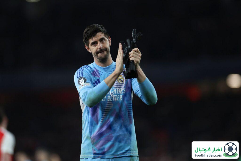 کورتوا: امکان نداشت رایس بهتر از این ضربه بزند