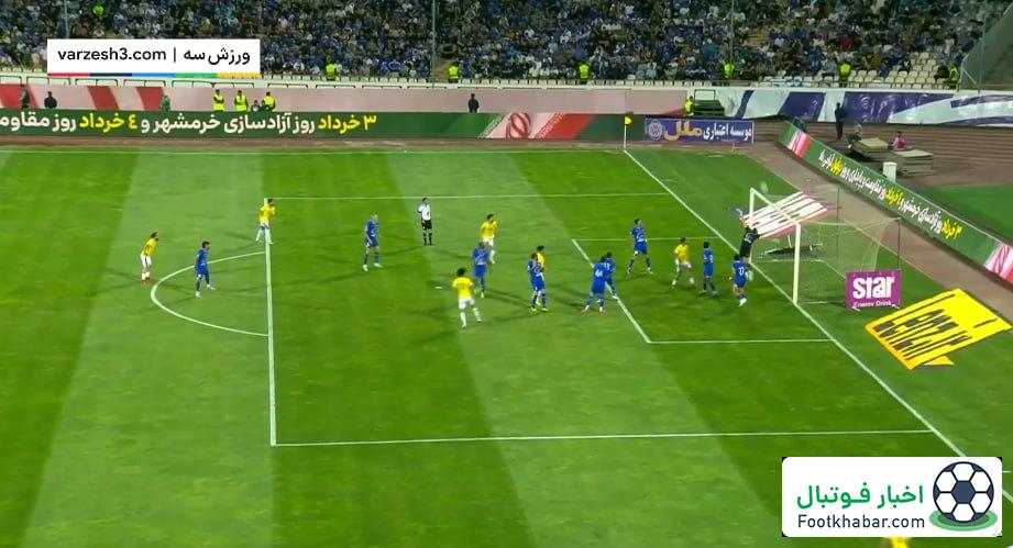 همکاری سیدحسین و تیر دروازه برای گل نخوردن استقلال!