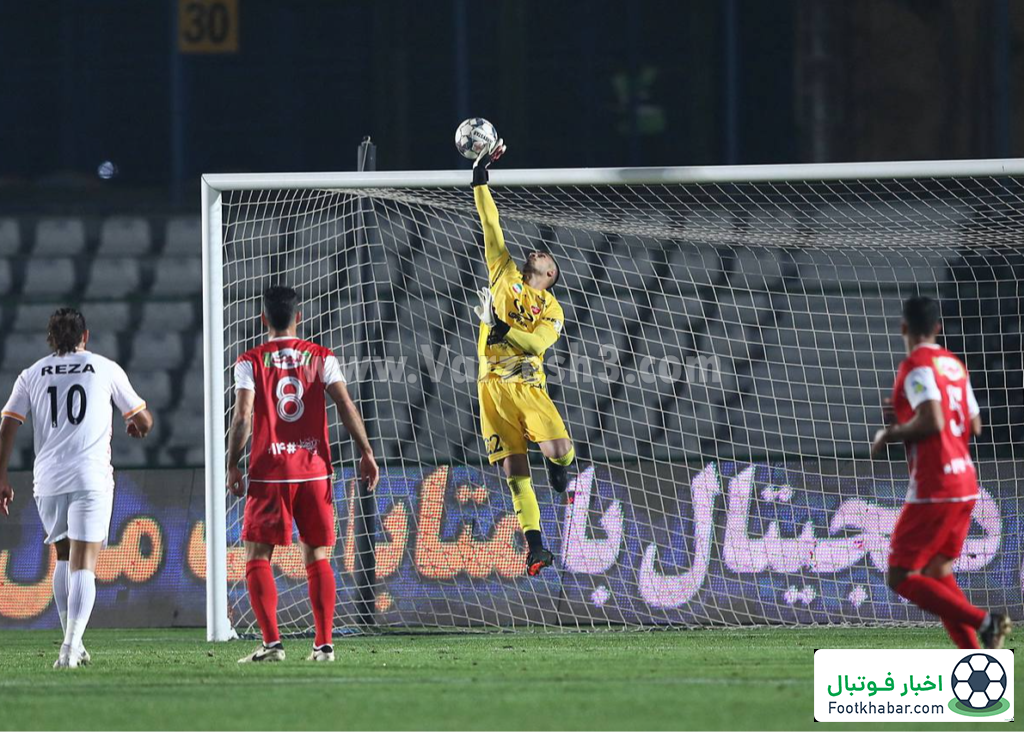 یک نیمه‌ کلین‌شیت به نام گلر جوان پرسپولیس
