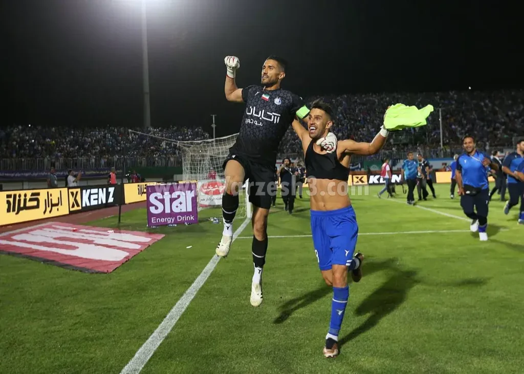 کاپیتان استقلال آقای کلین‌شیت در جام حذفی