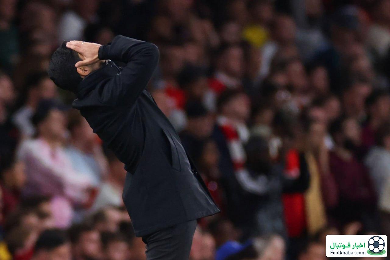 آرتتا: قهرمان نشدن در لیگ برتر دردناک است، خیلی!‏