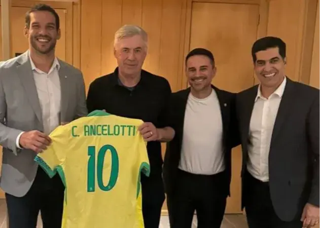 استارت آنچلوتی با 12 دستیار در سلسائو