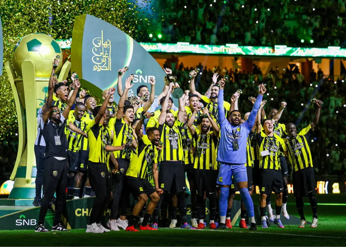 الاتحاد بالاتر از الهلال با بیشترین دبل داخلی