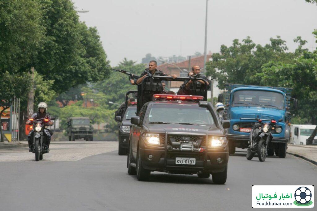 باورنکردنی: ماشین بازیکنان فلامنگو به رگبار بسته شد!