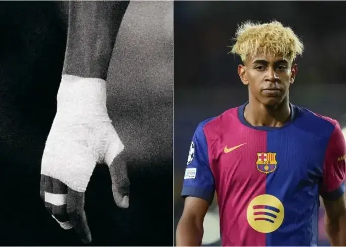 تسویه حساب یامال با پزشک سابق رئال (عکس)