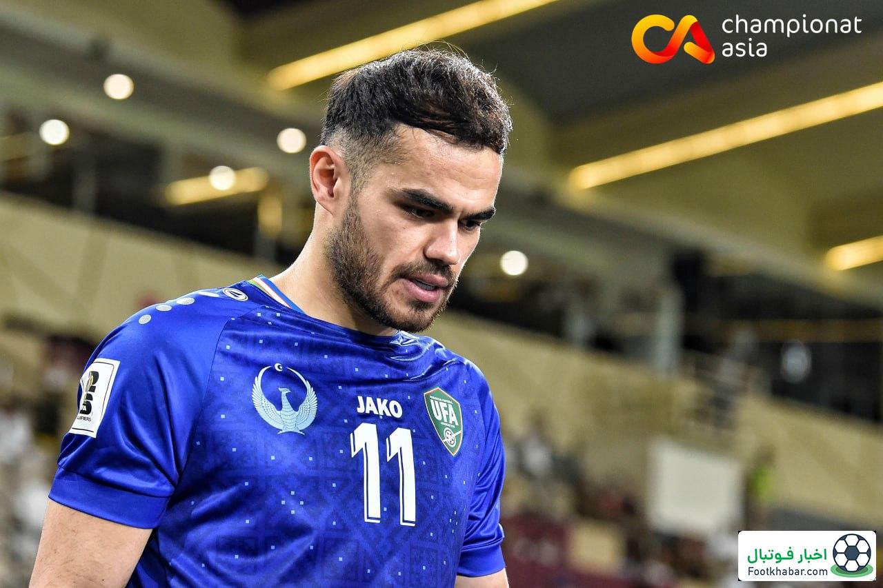 غم بزرگ ستاره پرسپولیس در شب تاریخی ازبکستان