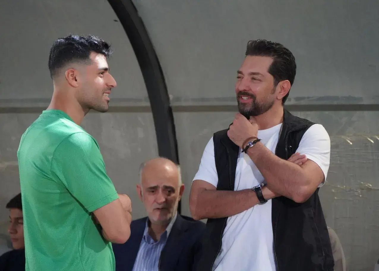 آخرین تمرین تیم ملی با حضور سوپراستار سینما