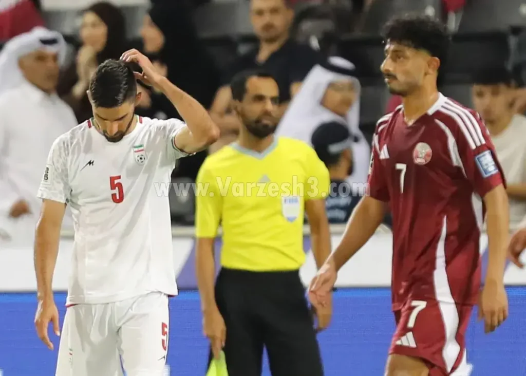کابوس کارت قرمز برای ایران مقابل قطر!