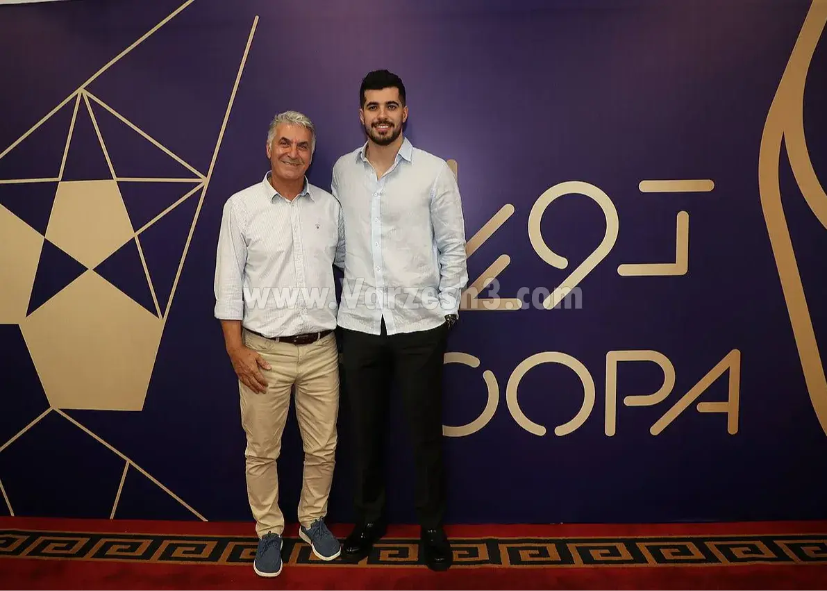 سعید عزت و پدرش آقا نادر (عکس)