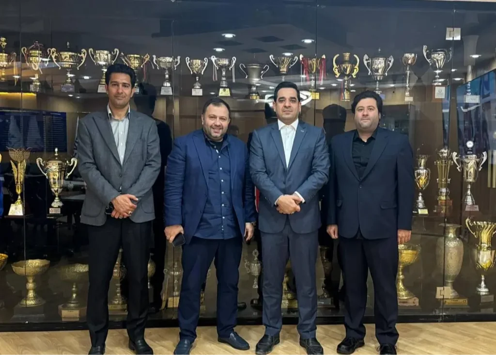 دیدار مسئولان چادرملو با رئیس فدراسیون والیبال