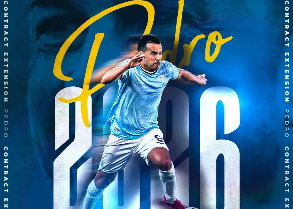 افسانه پدرو ادامه دارد: تمدید با لاتزیو تا ۲۰۲۶