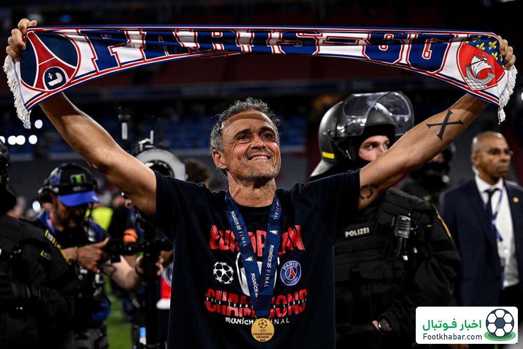 انریکه: دخترم هم در این جشن قهرمانی کنارم است