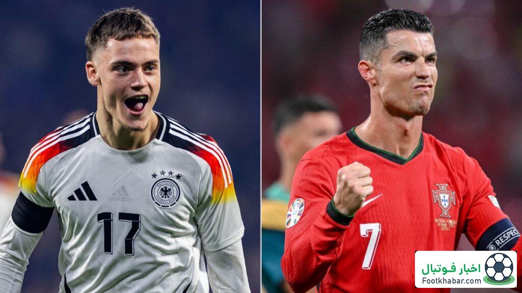 ترکیب آلمان-پرتغال: رونالدو از ابتدا بازی می‌کند