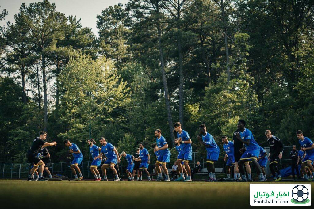 تمرینات شبانه حریف یوونتوس پشت درهای بسته