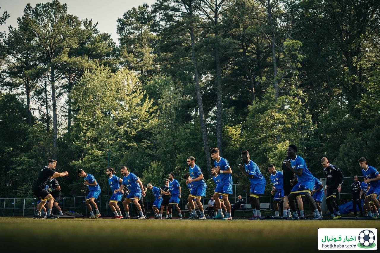 تمرینات شبانه حریف یوونتوس پشت درهای بسته