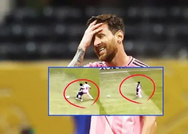 جنجالی‌ترین حرکت تمام فوتبال مسی! (عکس)