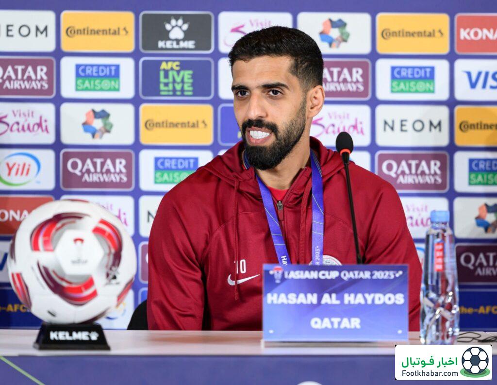 حسن الهیدوس برای افتخار بزرگ آمد