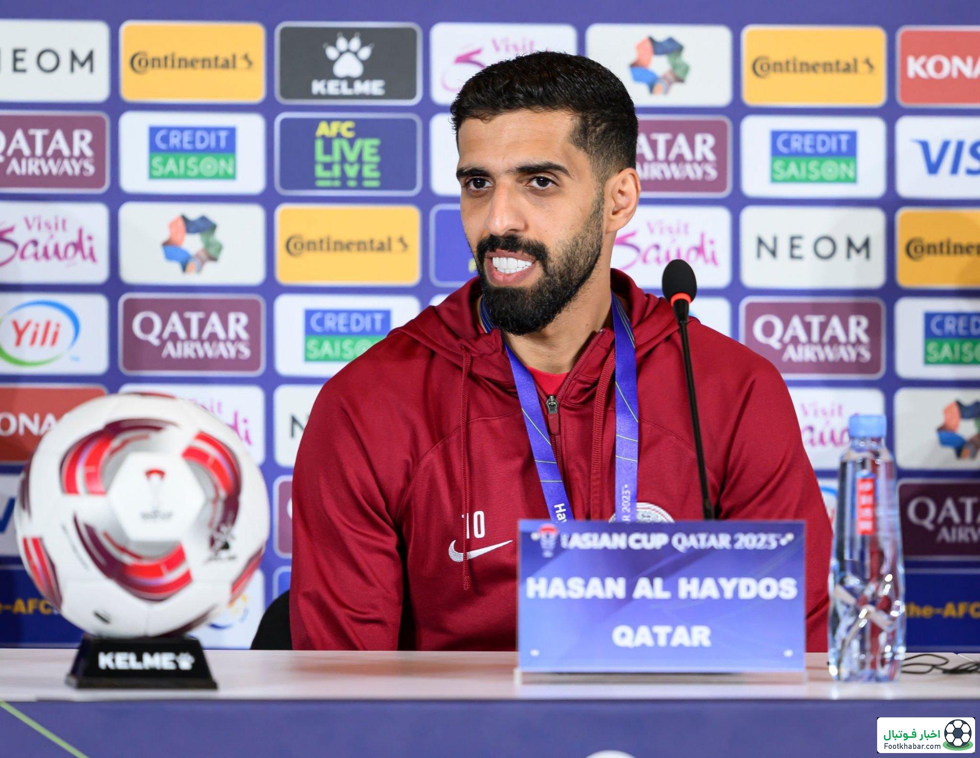 حسن الهیدوس برای افتخار بزرگ آمد