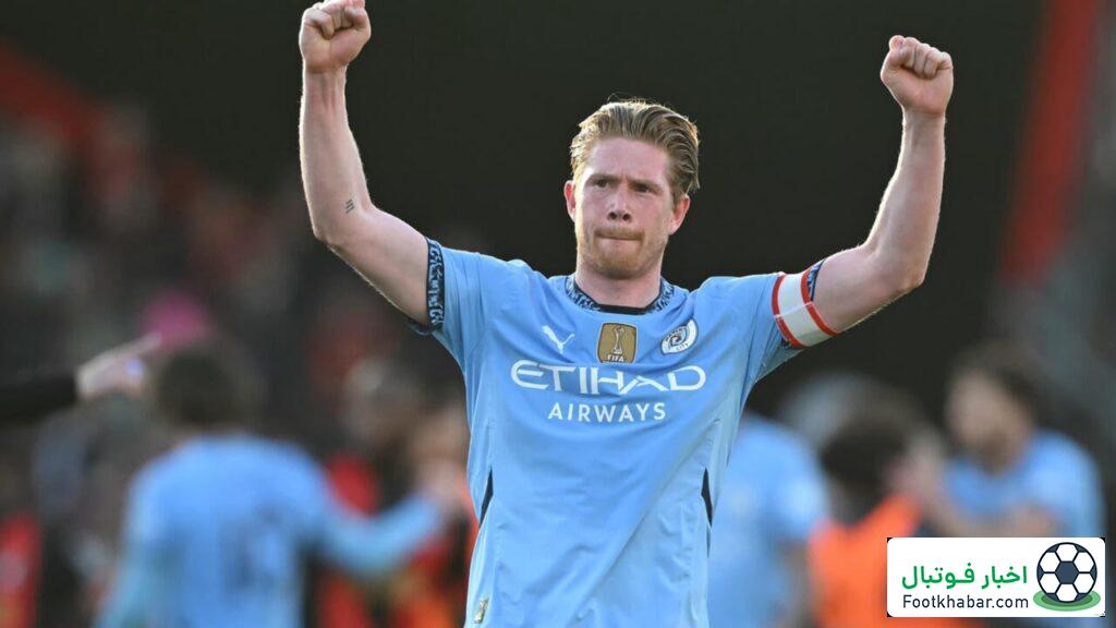 دی‌بروینه: باید چند جام دیگر به افتخاراتم اضافه کنم