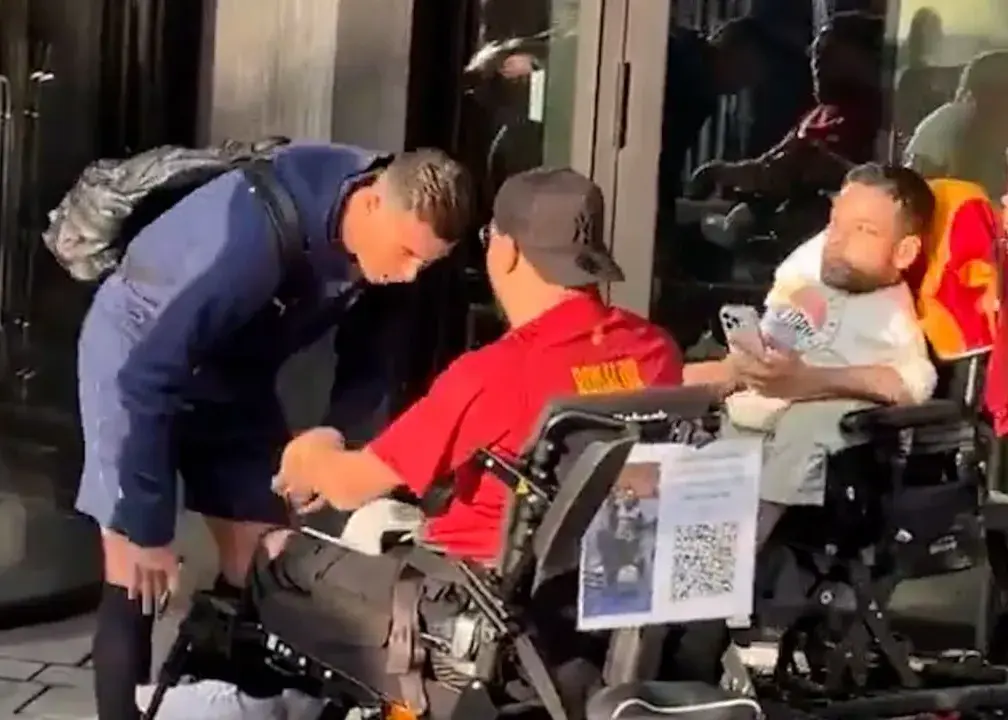 رونالدو را با ویلچر زیر گرفتند!