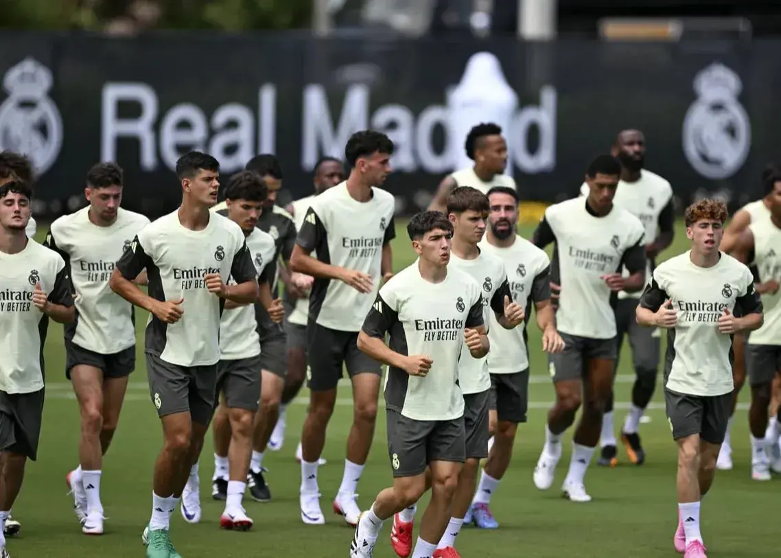 شرایط ویژه تمرین رئال با ضد آفتاب و حوله یخ‌زده!