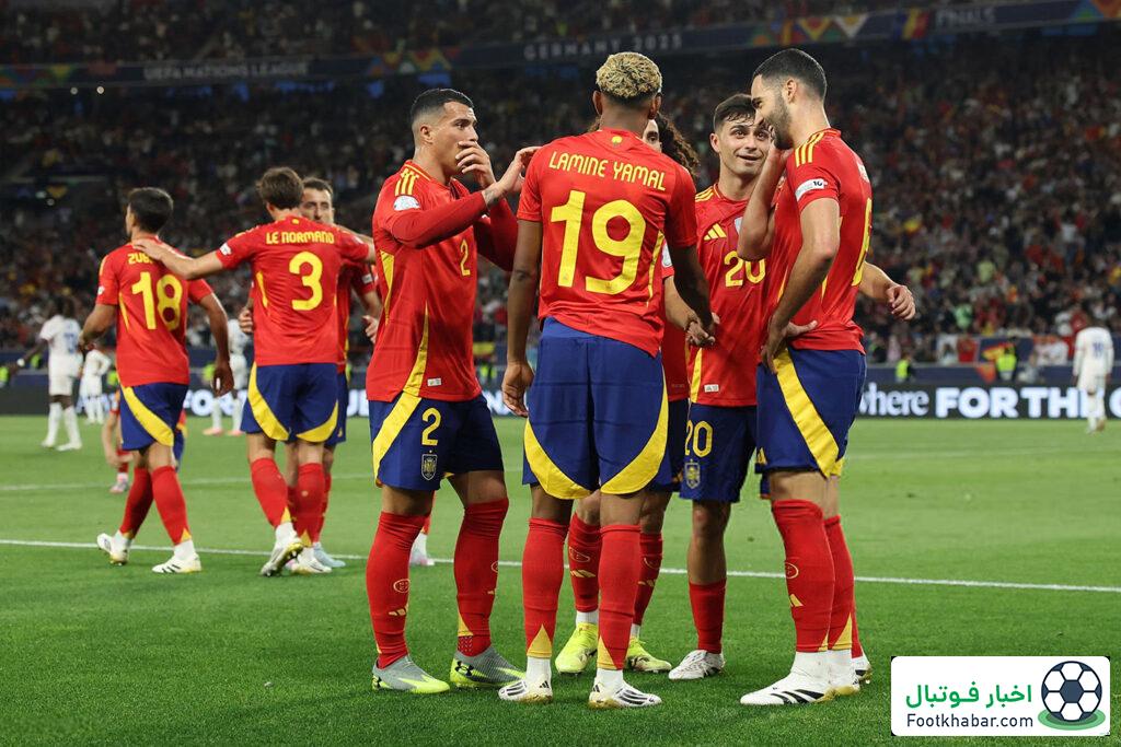 طوفان اسپانیا: دو گل در سه دقیقه برای فینال!