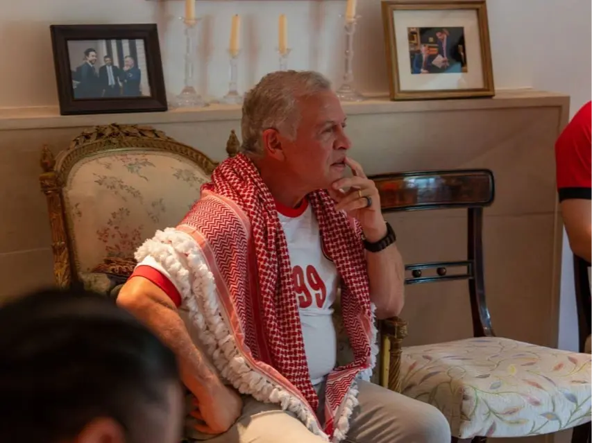 پادشاه اردن و هیجان خاص برای صعود (عکس)