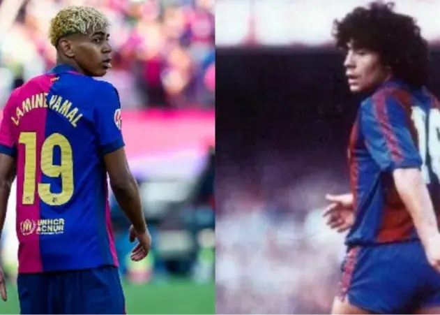 یامال بی‌تاب شماره 10: این پیراهن مارادونا است!‏