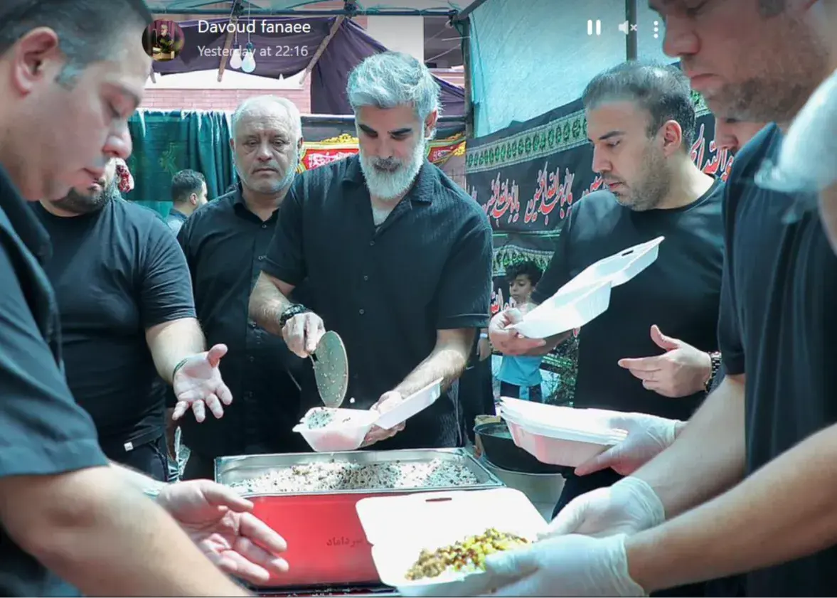 مربی محبوب پرسپولیس در عزاداری سالار شهیدان