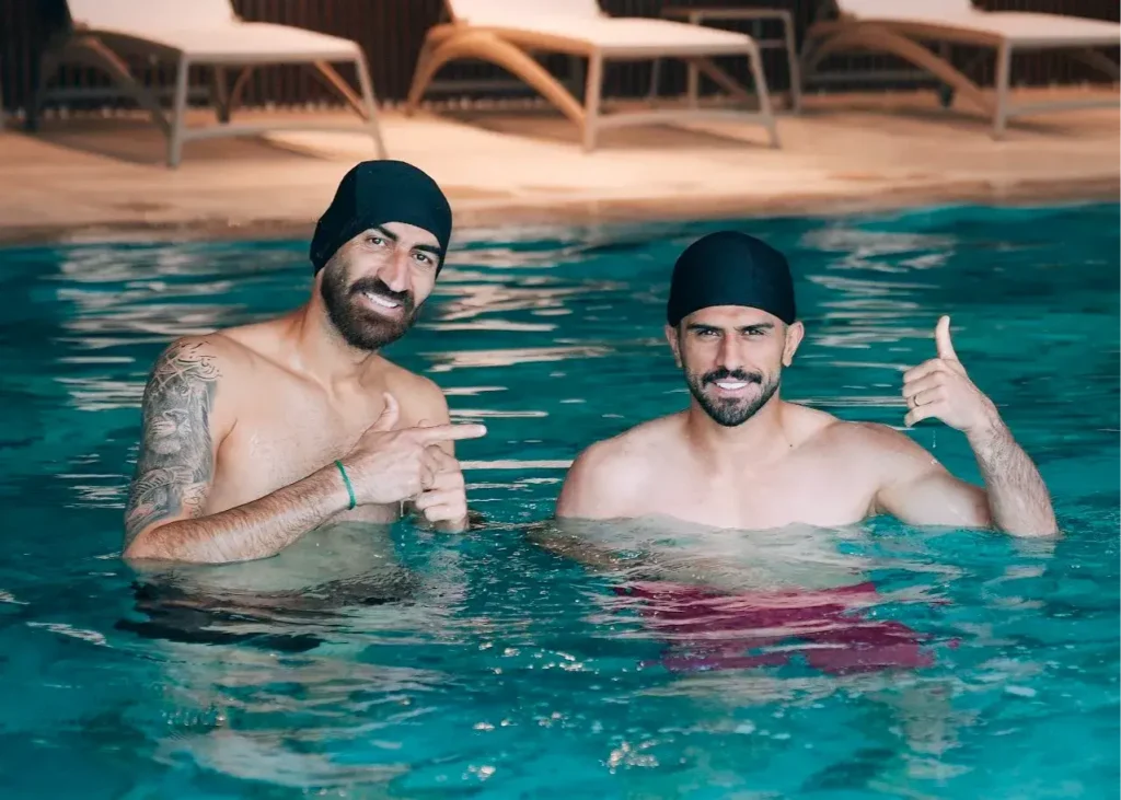 ستارگان تراکتور مشغول ورزش سنتی کرواسی! (عکس)