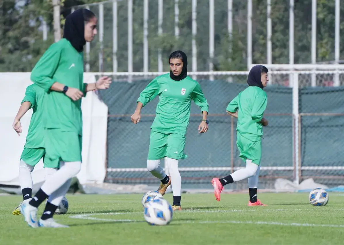 آخرین تمرین تیم ملی زنان در کمپ تیم ملی
