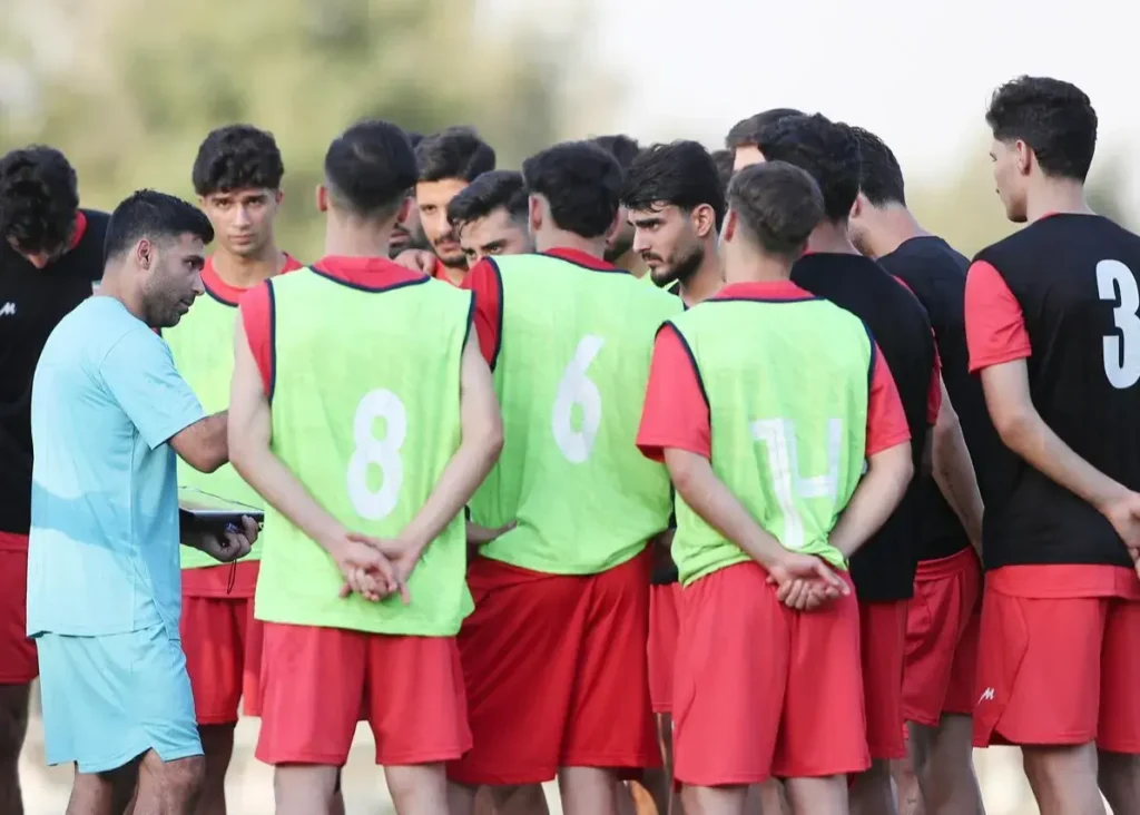 روانخواه نصف تیم ملی امید را تمرین داد