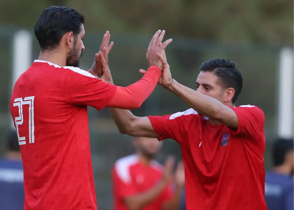 جشنواره گل نساجی در بازی دوستانه