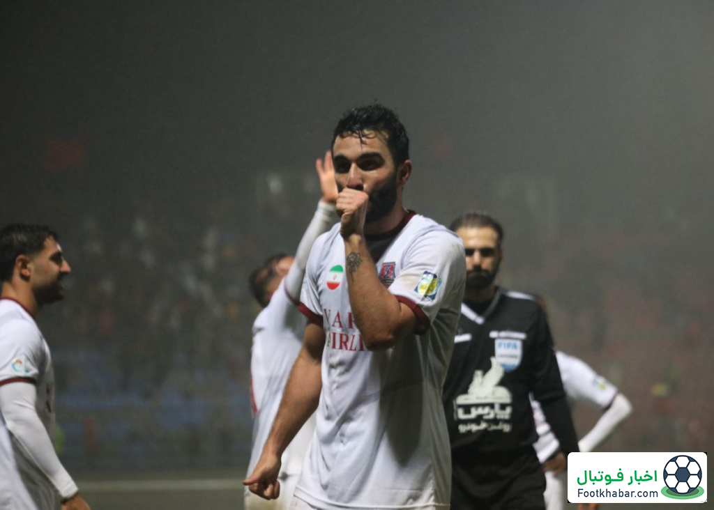 حضور سیامک نعمتی در تمرین گل‌گهر